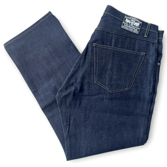 Stussy Japan Rough and Rugged Jeans Mens 36 32 Blue Denim